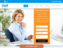 Tablet Screenshot of itaxcanada.com